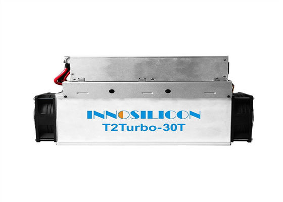 машина минирования Asic Биткойн 2200W Innosilicon T2T 30TH/S используемая горнорабочим
