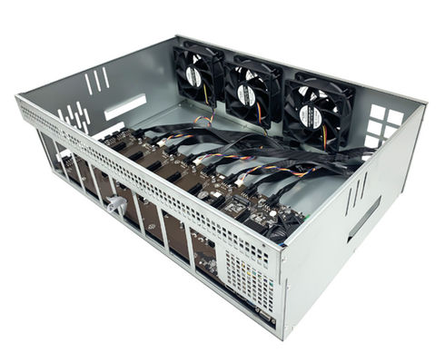 шкаф минирования Eth рамки снаряжения минирования 8gpu новый секретный для видеокарты Rtx Gtx